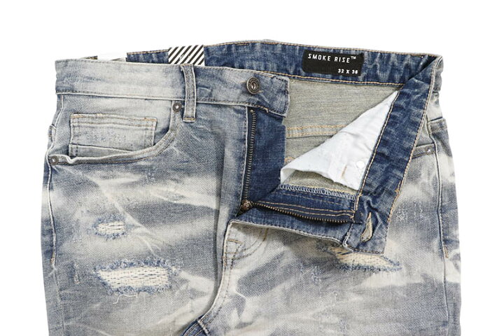 楽天市場】SMOKE RISE ESSENTIAL DENIM JEANS (JP23608:HUNTER BLUE 