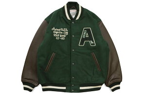 AVIREX NYC STADIUM JACKET (350:DARK GREEN) 783-3252047ABbNX/X^WAWPbg/_[NO[