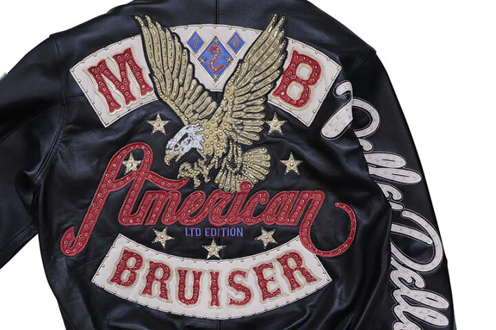 楽天市場】Pelle Pelle AMERICAN BRUISER PLUSH (423-37467-BLK:BLACK 