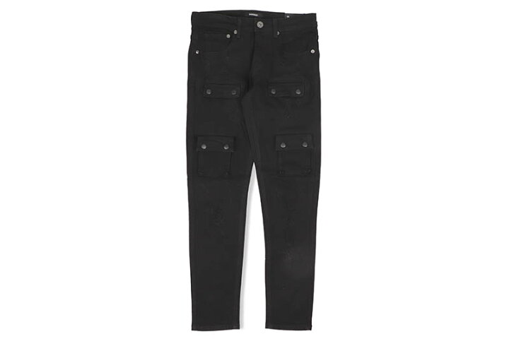楽天市場】KINDRED LINE RIPPED STACKED JEAN (KD2117:CHAOS BLACK 