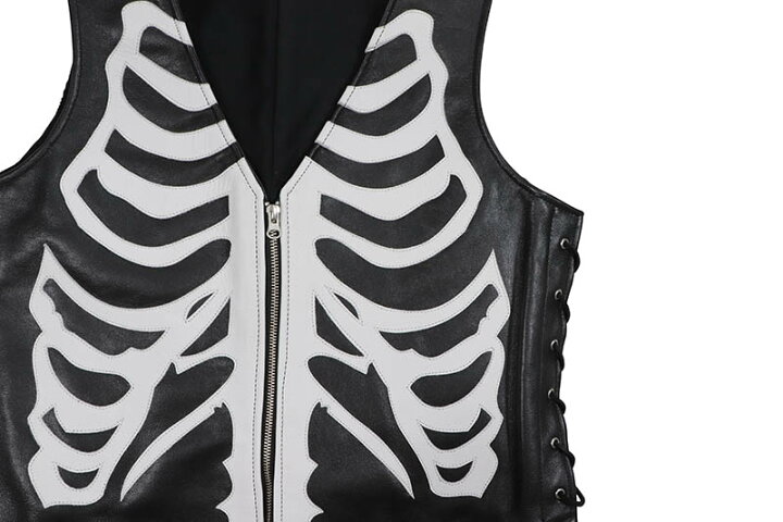 楽天市場】VANSON BONE VEST (VZLB:BLACK)バンソン/レザーベスト  