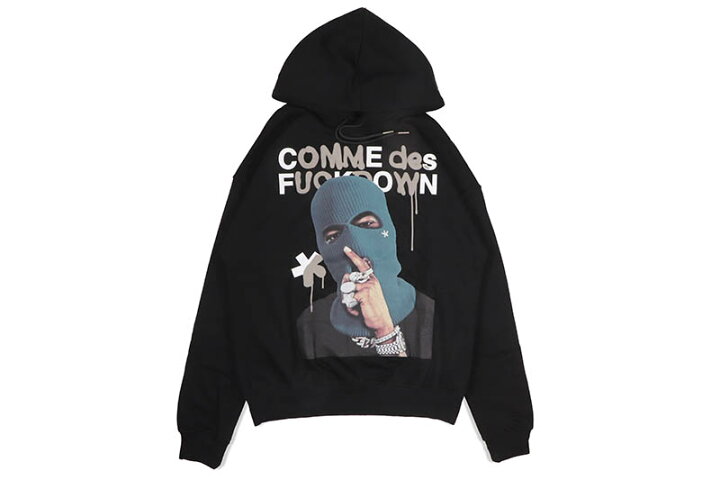 楽天市場】COMME DES FUCKDOWN HOODIE (762324020:BLACK)コムデス 