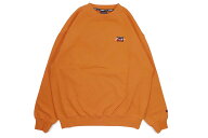 FUBU WAPPEN SWEAT (FAM-41718:ORANGE)フブ/クルーネックスウェット/オレンジ