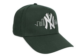 CROWN KINGS NY SKYLINE SNAPBACK CAP (DARK GREEN/WHITE)クラウンキングス/スナップバックキャップ/ダークグリーン