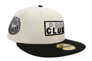 PRO CLUB X NEW ERA 5950 FITTED HEAVYWEIGHT CHAMPIONS BOX LOGO HAT (SNOW WHITE)�v���N���u/�j���[�G��/�t�B�b�e�b�h�L���b�v/�X�m�[�z���C�g/�c�o���O���[