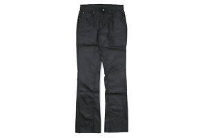 mnml B447 WAXED FLARE DENIM (D510:WAX BLACK)�~�j�}��/���b�N�X�h�t���A�f�j���p���c/�u���b�N