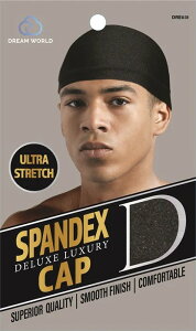DREAM WORLD SPANDEX DELUXE LUXURY CAP (ULTRA STRETCH) #DRE031�h���[���E���[���h/�E�F�[�u�L���b�v/�h�[���L���b�v/�E���g���X�g���b�`/�X�p���f�b�N�X/�X�|�[�c/���C�t�X�^�C��/�u���b�N