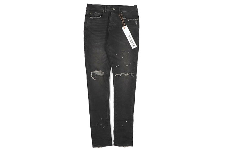 楽天市場】PURPLE BRAND LOW RISE SKINNY JEAN (P001-BOS:BLACK 
