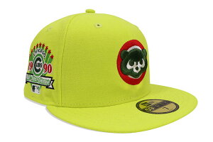 NEW ERA CHICAGO CUBS GUM PACK 59FIFTY FITTED CAP (1990 ALL STAR GAME CUSTOM SIDE PATCH/DARK GREEN UNDER VISOR/LIME GREEN)�j���[�G��/�t�B�b�e�b�h�L���b�v/MLB/�V�J�S�J�u�X/���C���O���[��/�c�o���_�[�N�O���[��