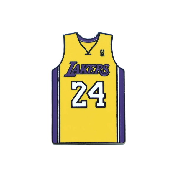 KINGPINZ KOBE 24 LAKERS HOME JERSEY LAPEL PIN キングピンズ/ピン/コービー24