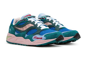 SAUCONY x JAETIPS GRID SHADOW 2 (BLUE)�W�F�[�e�B�b�v�X/�T�b�J�j�[/�R���{���[�V����/�X�j�[�J�[/�u���[