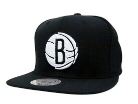 MITCHELL & NESS SNAPBACK CAP (Wool Solid/NBA/Brooklyn Nets: Black)ミッチェル&ネス/スナップバックキャップ/黒