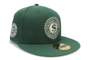 NEW ERA COLORADO SPRINGS MILLIONAIRES 59FIFTY FITTED CAP (HOMETOWN COLLECTION CUSTOM SIDE PATCH/CHROME UNDER VISOR/EMERALD GREEN)�j���[�G��/�t�B�b�e�b�h�L���b�v/MILB/�R�����h�X�v�����O�X�~���I�l�A�[�Y/�G�������h�O��