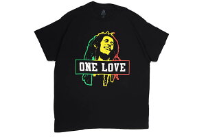 ZION ROOTSWEAR BOB MARLEY ONE LOVE TRI COLOR PORTRAIT T-SHIRT (BLACK)�U�C�I�����[�c�E�F�A/�{�u�}�[���[/�V���[�g�X���[�u�e�B�[�V���c/�u���b�N