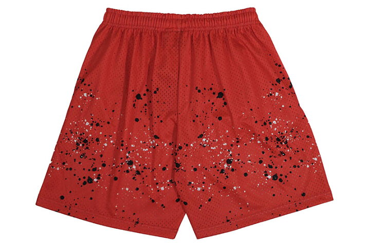 楽天市場】FLOOR 914 FIRE RED SPLATTER SHORTSフロアー・ナインハンド 