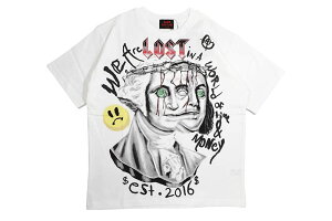 LOST INTRICACY BEN FRANK WHITE T-SHIRTS���X�g�E�C���g�D���J�X�B/�V���[�g�X���[�u�e�B�[�V���c/�z���C�g