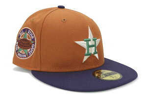 NEW ERA x HAT CLUB CACTUS FRUIT HOUSTON ASTROS 59FIFTY FITTED CAP (1968 ALL STAR GAME CUSTOM SIDE PATCH/KELLY GREEN UNDER VISOR/BURNT ORANGE PURPLE)�j���[�G��/�n�b�g�N���u/�t�B�b�e�b�h�L���b�v/MLB/�q���[�X�g���A�X�g���Y/�c
