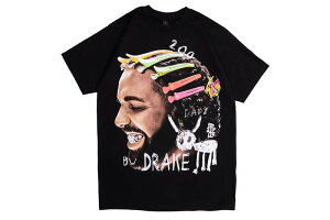 DRAKE FOR ALL THE DOGS BIG FACE T-SHIRT (BLACK)�h���C�N/�V���[�g�X���[�u�e�B�[�V���c/�u���b�N