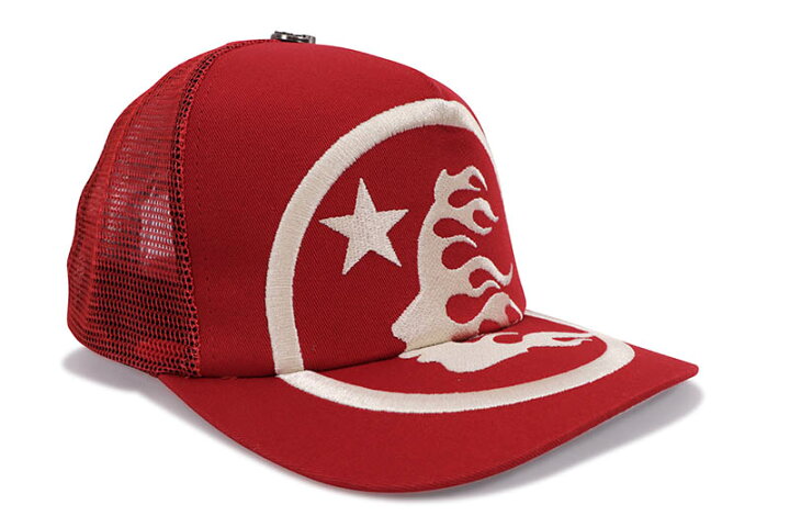 楽天市場】HELLSTAR BIG LOGO TRUCKER HAT (RED)ヘルスタースタジオ 