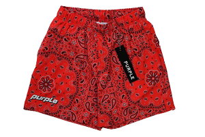 PURPLE BRAND ALL ROUND SHORTS (P504-P13PS:RED)�p�[�v���u�����h/�������p/�V���[�c/�X�C���V���[�c/�X�C���E�F�A/���b�h
