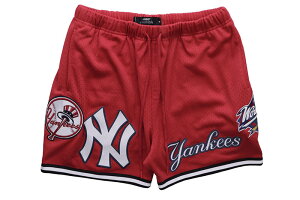 PRO STANDARD NEW YORK YANKEES 1999 WORLD SERIES MESH SHORTS (LNY333053:RED)�v���X�^���_�[�h/�j���[���[�N�����L�[�X/�V���[�c/���b�y��/���b�h