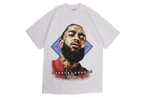 STREET WEAR SUPPLY R.I.P. NIPSEY HUSSLE T-SHIRT (WHITE)�X�g���[�g�E�F�A�T�v���C/�j�v�V�[�n�b�X��/�V���[�g�X���[�u�e�B�[�V���c/�z���C�g