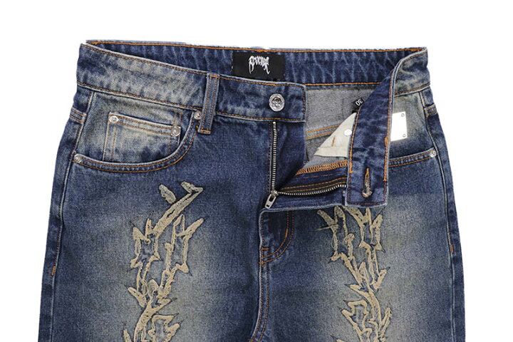 楽天市場】REVENGE THORN DENIM SHORTS (COPPER)リベンジ/デニム 
