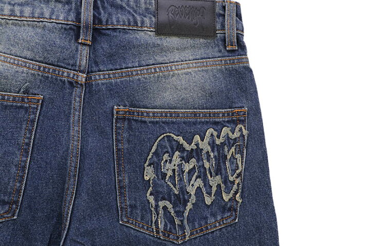 楽天市場】REVENGE THORN DENIM SHORTS (COPPER)リベンジ/デニム 