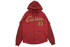 COOKIES LEGACY JERSEY LS 2FER WITH FLEECE HOOD (RED) CM251KLT02�N�b�L�[�Y/���b�V�����C���[�h�t�[�f�B�[/���b�V���W���[�W�[/�t�[�f�B�[/���b�h