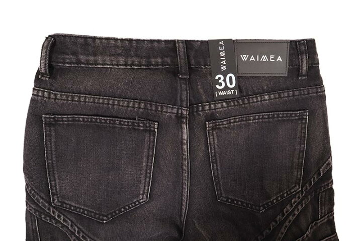 楽天市場】WAIMEA JORTS (M7515D-BK:BLACK WASH)ワイメア/デニム 