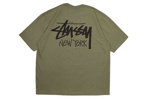 STUSSY STOCK NEW YORK T-SHIRTS (OLIVE)�X�e���[�V�[/�j���[���[�N/�V���[�g�X���[�uT�V���c/�I���[�u