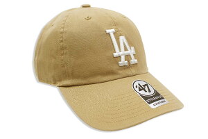 47 LOS ANGELES DODGERS '47 CLEAN UP CAP (KHAKI/WHITE) 14751255�t�H�[�e�B�[�Z�u��/�A�W���X�^�[�L���b�v/���T���[���X�h�W���[�X/�����Y/���f�B�[�X/�V���v��/�j�����p/�T�C�Y����