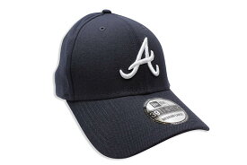 NEW ERA ATLANTA BRAVES TEAM CLASSIC 39THIRTY STRETCH FIT CAP (NAVY)ニューエラ/ツイルキャップ/ネイビー