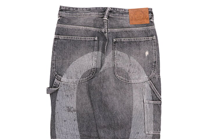 楽天市場】EVISU WASHED AND DISTRESSED DAICOCK PRINT RELAX FIT 