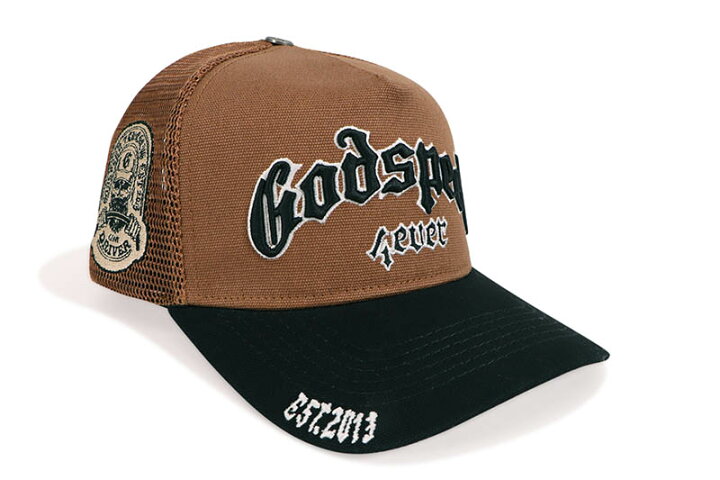 楽天市場】GODSPEED GS FOREVER TRUCKER HAT (BROWN)ゴッドスピード 