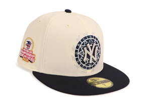 NEW ERA ZODIAC NEW YORK YANKEES 59FIFTY FITTED CAP (AMERICAN LEAGUE CHAMPIONSHIP SERIES 2003 SIDE PATCH/GREY UNDER VISOR/CHROME NAVY) 14693470�j���[�G��/�j���[���[�N�����L�[�X/�t�B�b�e�b�h�L���b�v/MLB/�c�o���O���[/�N���[