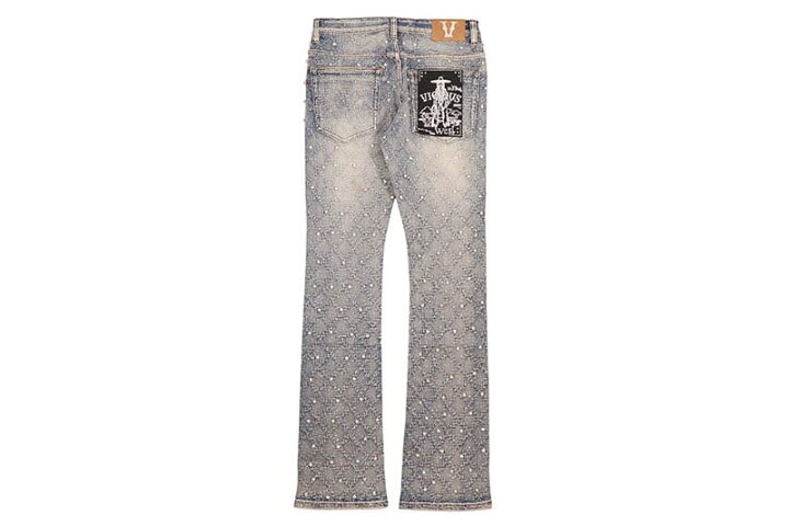 楽天市場】VICIOUS EMBELLISHED FLARE DENIM (VC510:LIGHT BLUE 