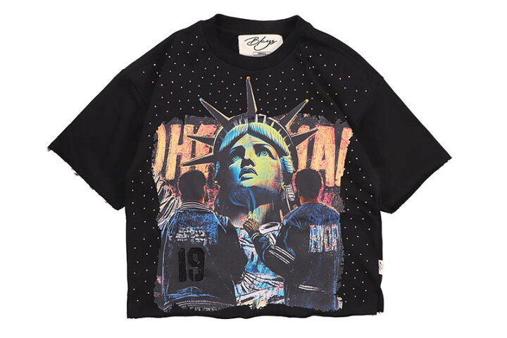 楽天市場】BKYS LIFE IS A FESTIVAL CROPEED TEE (T1355:BLACK 