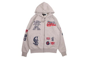 COOKIES TITLE FIGHT FULL ZIP HOODIE (ASH HEATHER) CM253HFC11�N�b�L�[�Y/�W�b�v�A�b�v�t�[�f�B�[/�A�b�V���w�U�[