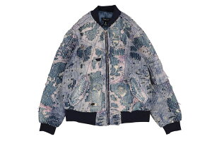 EMBELLISH MARSHALL JACKET (EMBHOL124-018:BLUE)�G���x���b�V��/�{���o�[�W���P�b�g/�u���[