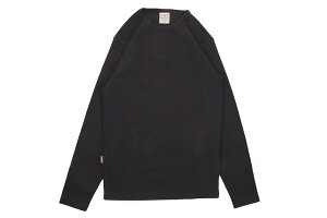 AVIREX DAILY RIB L/S CREW NECK T-SHIRT (783-4930019-010:BLACK) 6153481-009�A�r���b�N�X/�����O�X���[�uT�V���c/�u���b�N