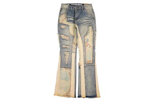 VOYAGE STUDIO PURE DIGITAL PRINT FLARE CARPENTER DENIM (51P01-DTB:DIRTY TINTED BLUE)�{���[�W���X�^�W�I/�t���A�t�B�b�g/�f�j���p���c/�_�[�e�B�[�e�B���e�b�h�u���[