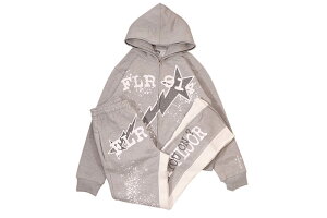 FLOOR 914 CEMENT RHINESTONE ALL STAR SET (GREY/BLACK)�t���A�[�E�i�C���n���h���b�h�t�H�[�e�B�[��/�X�E�F�b�g�Z�b�g�A�b�v/�O���[�u���b�N