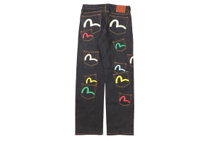 EVISU MULTI-POCKET REGULAR FIT JEANS (2EAHTM4JE125600DN:INDIGO)�G�r�X/�f�j���p���c/�J�����}���`�|�P�b�g/�C���f�B�S
