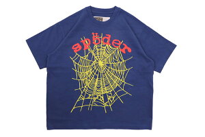 SP5DER OG LOGO V2 T-SHIRTS (NAVY)�X�p�C�_�[/�A�g�����^/�j���[���[�N/�h����/�g���b�v/�����O�T�O/�V���[�g�X���[�uT�V���c/�l�C�r�[
