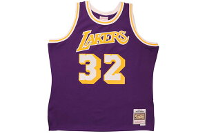 MITCHELL & NESS SWINGMAN JERSEY (LOS ANGELES LAKERS/ROAD/1984-85/MAGIC JOHNSON)�~�b�`�F��&�l�X/�X�E�B���O�}���W���[�W/�o�X�P�W���[�W/���T���[���X���C�J�[�Y