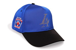REFERENCE PARADISE LA CRYSTALS HAT (ROYAL SATIN/BLACK) REF730���t�@�����X/�X�i�b�v�o�b�N�L���b�v/�T�e��/���C���X�g�[��/�����Y/���f�B�[�X/�V���v��/�j�����p/�T�C�Y����/���C�����u���[ �u���b�N