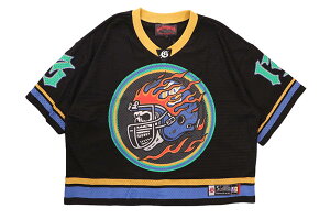 GODSPEED FIRST DOWN JERSEY (BLACK/YELLOW/BLUE)�S�b�h�X�s�[�h�j���[���[�N/���b�V���R�b�g���W���[�W�[/�u���b�N�C�G���[�u���[