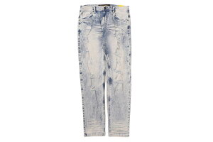 SPARK SLIM STRAIGHT FIT STRETCH JEANS WITH 3D CRINKLE & REPAIR (S4405:BLEACH BLUE)�X�p�[�N/�f�j���p���c/�u���[�`�u���[