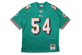MITCHELL & NESS LEGACY JERSEY (MIAMI DOLPHINS/ZACH THOMAS/#54/2006:AQUA) LGJYGS19044ミッチェル&ネス/(ブイネック)フットボールレガシージャージ/マイアミドルフィンズ/ターコイズ